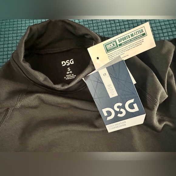 Kids DSG-Size:S (8-9)Jet black-Very warm,soft&cozy Cold weather compression -NWT - Picture 1 of 9